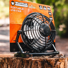 Wildtrak Portable USB Fan 15x17cm, 90° Rotation