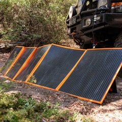 Wildtrak 400W Folding Solar Blanket A-Grade with ETFE Coating, Built in Stand, & Carry Bag