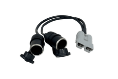 50A Anderson Connector Twin 12V Socket, 30cm Cable Length, 16AWG