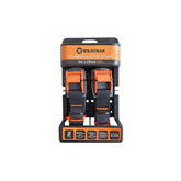 Wildtrak 2pk Cambuckle Tie Down Straps 3Mx25MM
