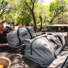 Wildtrak XL Heavy-duty 400GSM Ripstop Canvas Duffle Bag 80x40x40cm