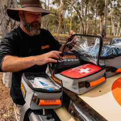 Wildtrak Heavy-duty Small Clear Top Storage Bag with Handles 25x15x10cm