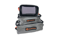 Small Mesh Base Extra Height Canvas Clear Top Storage Bag | Heavy-Duty 400gsm Ripstop Canvas with Handles | 4WD & Camping Gear Storage