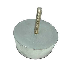 CDZ6C-75LB Zinc Condenser Anode 75mm Ø x 32mm high, with 5/16 UNC s/s bolt protruding 50mm one end.