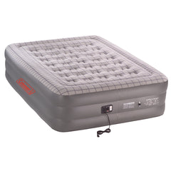 Queen Double Height Quickbed Air Mattress, Heavy Duty PVC, Plush Rayon-Flocked Top, In Built Pump, 198 x 152 x 45cm