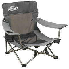 Coleman™ Deluxe Event Chair with Mesh Back, Padded Arms, Steel Frame, Drink Holder & Carry Bag with Strap