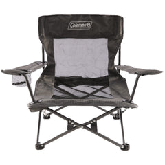 Coleman™ Deluxe Event Chair with Mesh Back, Padded Arms, Steel Frame, Drink Holder & Carry Bag with Strap