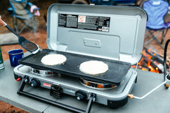 Coleman HyperFlame FyreKnight 2 Burner Stove, Fast Boiling, Instastart™, 24000 BTUs