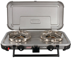 Coleman HyperFlame FyreKnight 2 Burner Stove, Fast Boiling, Instastart™, 24000 BTUs