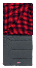 Coleman™ Pilbara 0°C Oversized Cotton Sleeping Bag, Hollow Fiber Construction, Machine Washable, 200 x 100cm