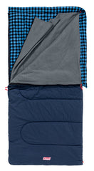 Coleman™ Pilbara -3°C Oversized Cotton Sleeping Bag, Hollow Fiber Construction, Machine Washable, Temp Rating: -3°C, 200 x 100cm