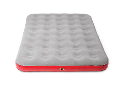 Double Quickbed Plus Air Mattress, Heavy Duty PVC , Soft Plush Rayon Flocked Top, Double Lock Valve, 188 x 137 x 20cm