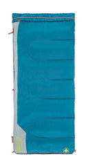 Youth Blue 10°C Glow in the Dark Sleeping Bag, Machine Washable, 152 x 66 cm