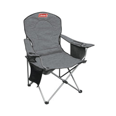 Coleman™ Heather Heavy Duty Deluxe Arm Chair Extra Wide with Built-in Cooler, Mesh Organiser, Drink Holder, Carry Bag