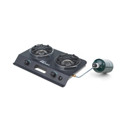 Coleman PEAK1™ 2-Burner Camping Stove, Portable, Even Cooking, Wind Protection, 20000 BTUs, Durable