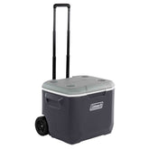 Extreme Daintree Cooler 57L Grey with Heavy Duty Wheels Retractable Towing Handle and Side Carry Handles