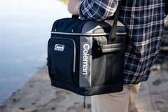 30 Can Templock Insulation Zipped Pocket Soft Cooler Bag with Carry Strap