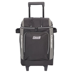 42 Can Templock Insulation Zipped Pocket Wheeled Soft Cooler Bag with Retractable Towing Handle