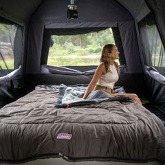 Coleman Pilbara C-7 Double Wide Hooded Sleeping Bag, -7°C Rated