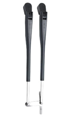 VETUS Black parallel arm set, L= 308 - 393 mm, complete, with DIN taper (for VETUS type DIN wiper motors) DINPD