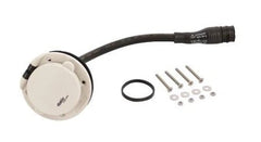 VETUS Quick Connect - Shore power wall inlet, 16 A, IP56, flush mounted, white polyamide EOQSPW16W