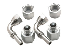 VETUS Connection set for double fuel filter, Ø 8 mm hose, angled FFD0890