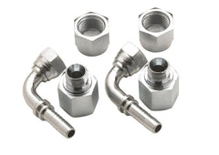 VETUS Connection set for double fuel filter, Ø 10 mm hose, angled FFD1090