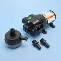 Flojet 12V Water Pump & Filter - 12.5 LPM / 35 PSI 04405143M