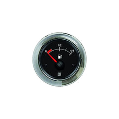 VETUS Fuel level indicator, black, 12 / 24 V, cut-out size Ø 52 mm (excl. sensor) FUELB