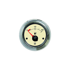 VETUS Fuel level indicator, cream, 12 / 24 V, cut-out size Ø 52 mm (excl. sensor) FUELN