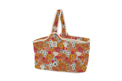 Retro Summer Insulated Daytripper Cooler Bag, Full Zip-Around, Sewn in Handles, Folds Flat