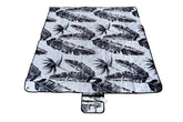 Sorrento Premium Picnic Mat Blanket, 2x2m, Waterproof Base, Carry Strap, Storage Pocket, 4 Ground Pegs