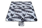 Sorrento Premium Picnic Mat Blanket, 2x2m, Waterproof Base, Carry Strap, Storage Pocket, 4 Ground Pegs