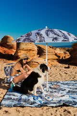 Good Vibes™ 1.6m Beach Umbrella with Carry Bag, Shoulder Strap - Sorrento