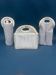 Mediterranean Neoprene Single Bottle Holder Bag
