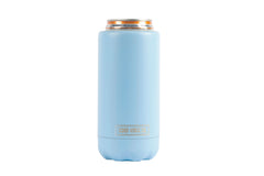 Bay Blue Insulated Double Wall Stainless Steel Skinny Bottle Can Cooler