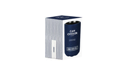 Indigo Insulated Double Wall Stainless Steel Skinny Bottle Can Cooler - Suits Slim Bottles and Selzter Style Cans