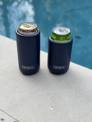 Indigo Insulated Double Wall Stainless Steel Regular Bottle & Can Cooler