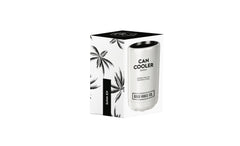 Dove White Insulated Double Wall Stainless Steel Skinny Bottle Can Cooler