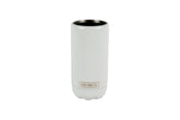 Dove White Insulated Double Wall Stainless Steel Skinny Bottle Can Cooler