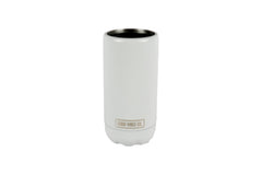 Dove White Insulated Double Wall Stainless Steel Skinny Bottle Can Cooler