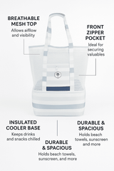 Ocean Tide Beach Cooler 2 In 1 Bag