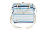 Ocean Tide Premium Insulated Picnic Cooler Bag, Carry Handles, 2 Separate Compartments, Holds 24+ Cans