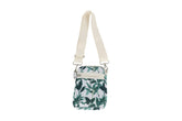 Botanical Neoprene Travel Pouch, Extra Pocket, Water Resistant, Lightweight