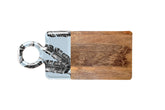 Sorrento Mango Wood & Enamel Serving Board 46cm