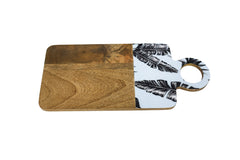 Sorrento Mango Wood & Enamel Serving Board 46cm