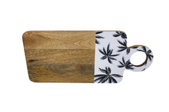 Havana Mango Wood & Enamel Serving Board 46cm Havana