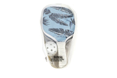 Sorrento 4pc Carbon Fibre Pickleball Outdoor Game Set with Carry Bag