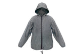 Compact Away Unisex Rain Jacket 2XL - Grey