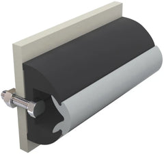 VETUS Vinyl rubbing strake, dark grey, HARO 60 x 35 mm, coil of 20 m, (price per m) HARO6035